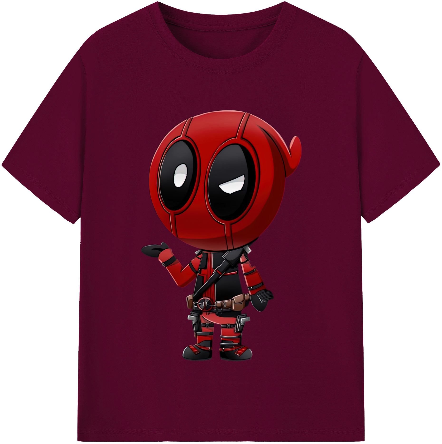 （画像用） Deadpool デッドプール レディースカジュアルプリントTシャツ（綿100％）